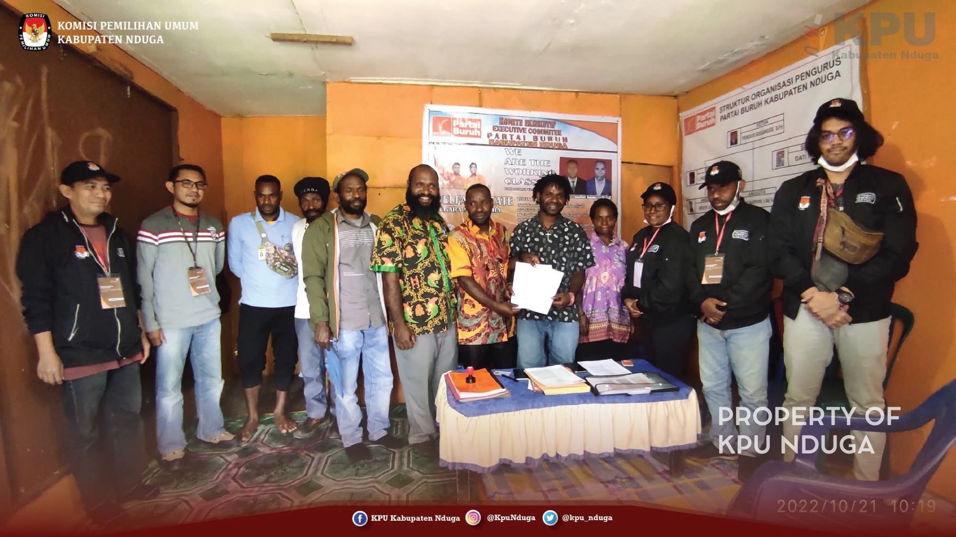 Verifikasi parpol KPU Nduga