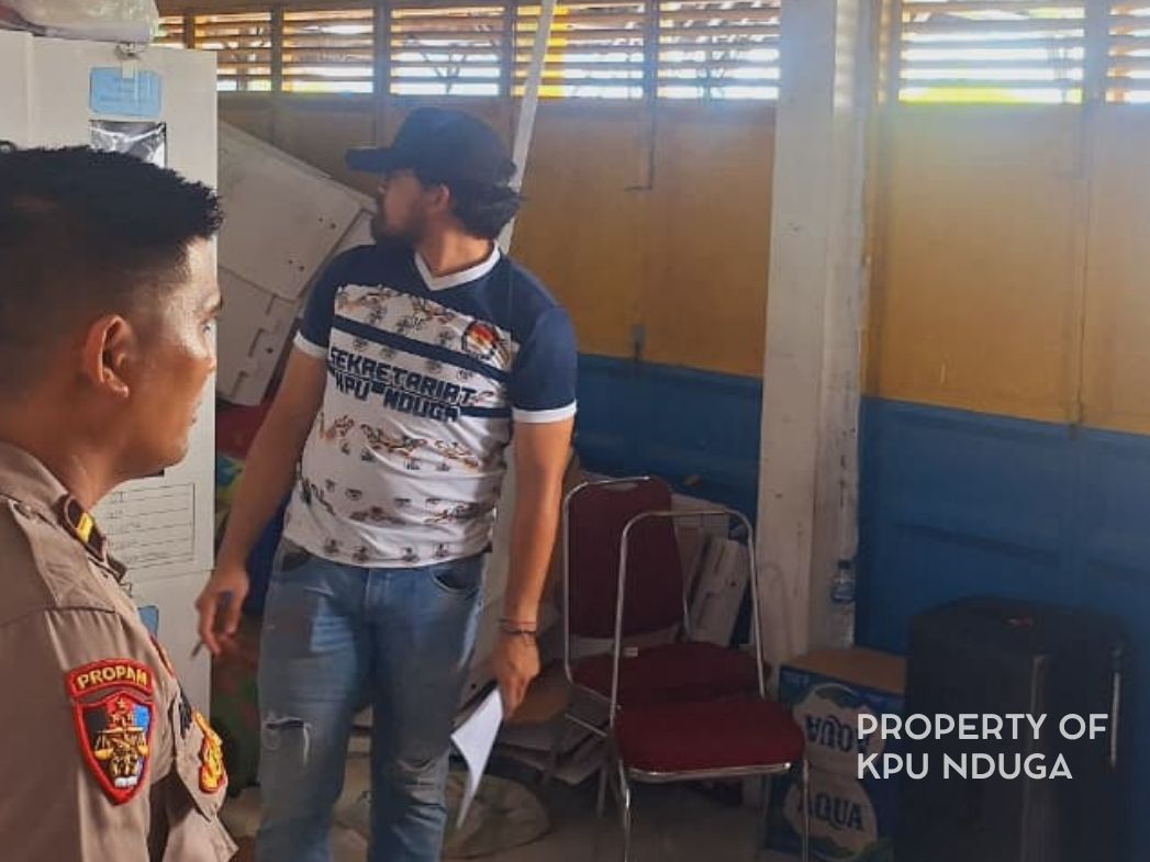 Rausell Pangaribuan, KPU Nduga