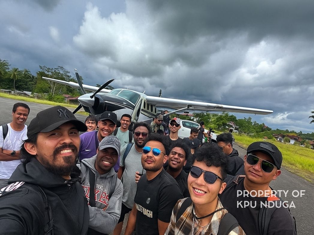 KPU Nduga di Bandara Nduga