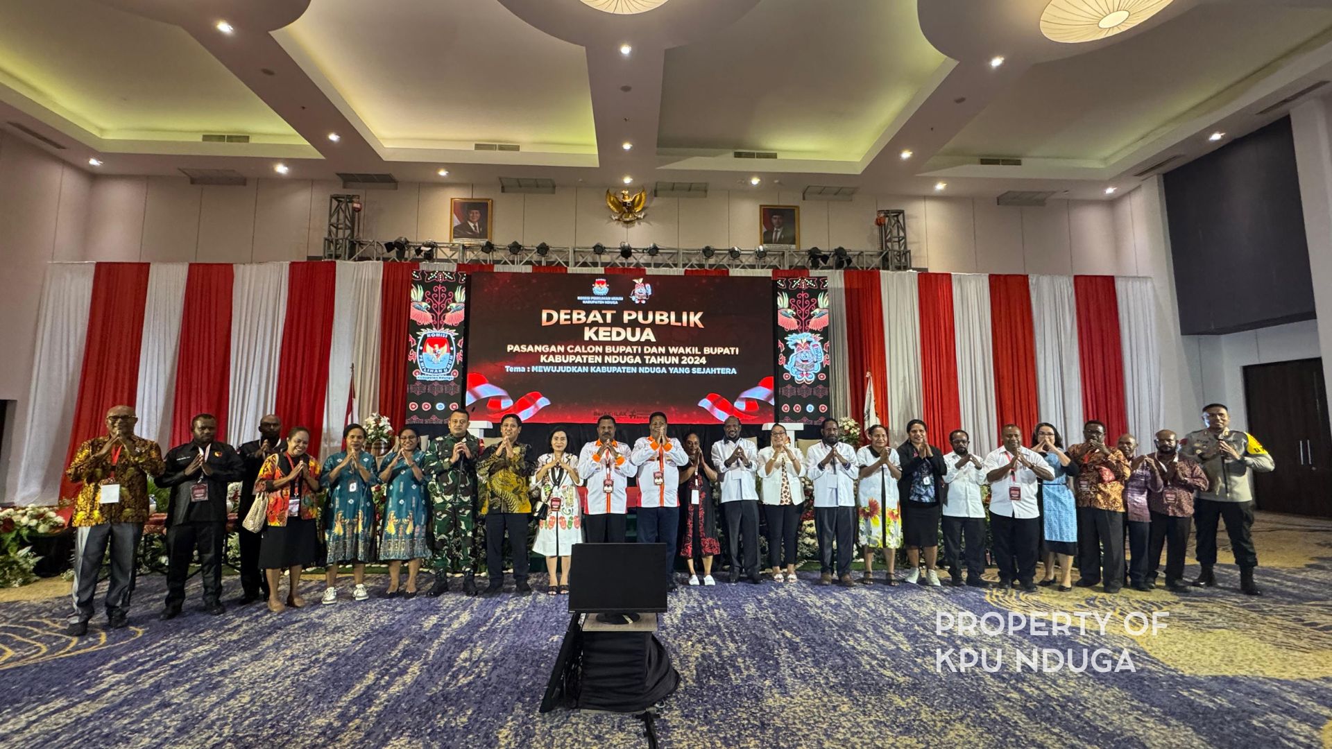 Debat kedua KPU Nduga 